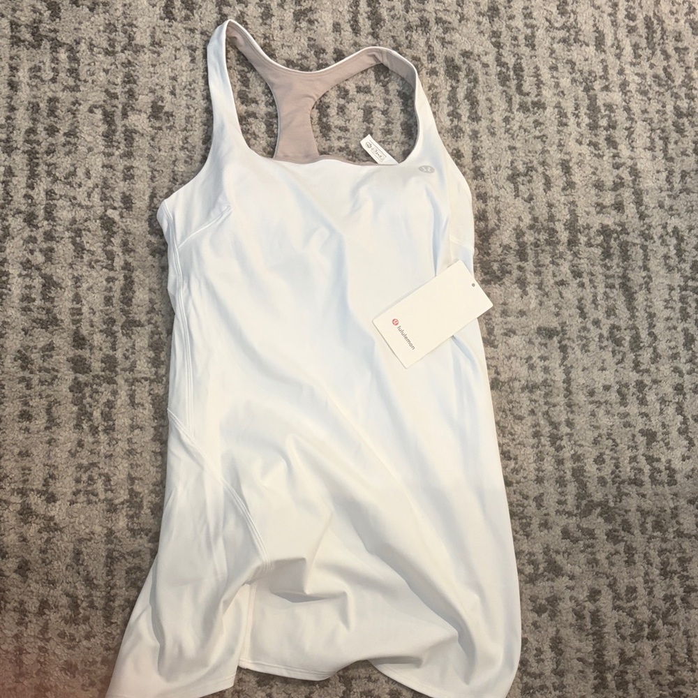 Lululemon Athletica White Lightweight Tennis Dress